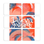 Магнитные фотопазлы 80 на 50 набор 6 штук 