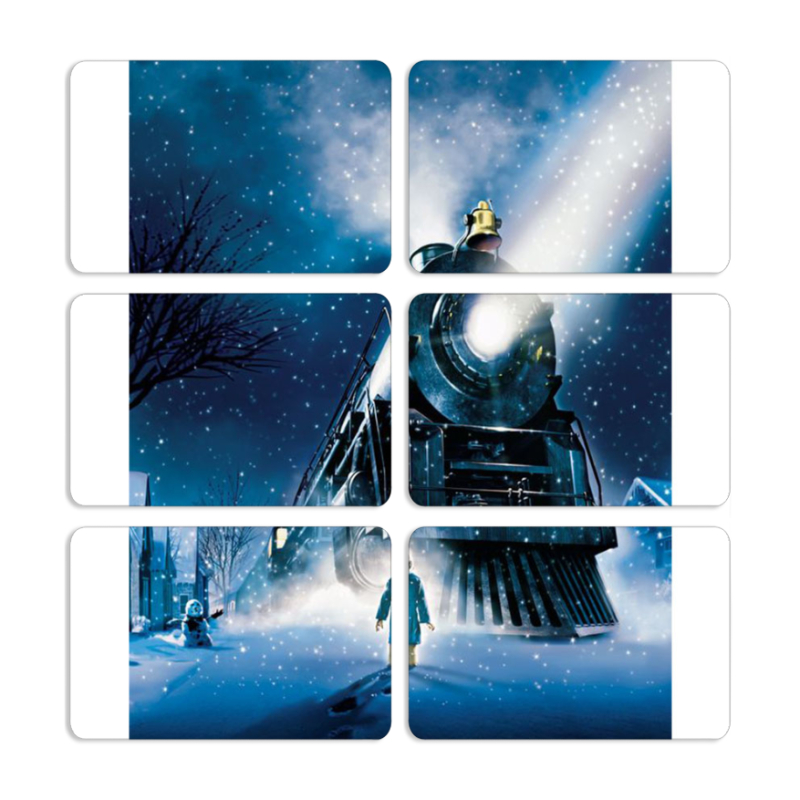 Магнитные фотопазлы 80 на 50 набор 6 штук 