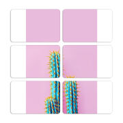 Магнитные фотопазлы 80 на 50 набор 6 штук 