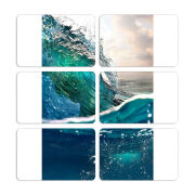 Магнитные фотопазлы 80 на 50 набор 6 штук 