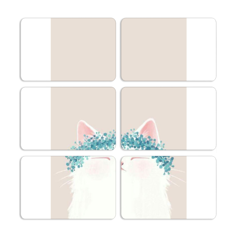 Магнитные фотопазлы 80 на 50 набор 6 штук 