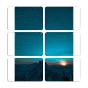 Магнитные фотопазлы 80 на 50 набор 6 штук 