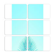 Магнитные фотопазлы 80 на 50 набор 6 штук 