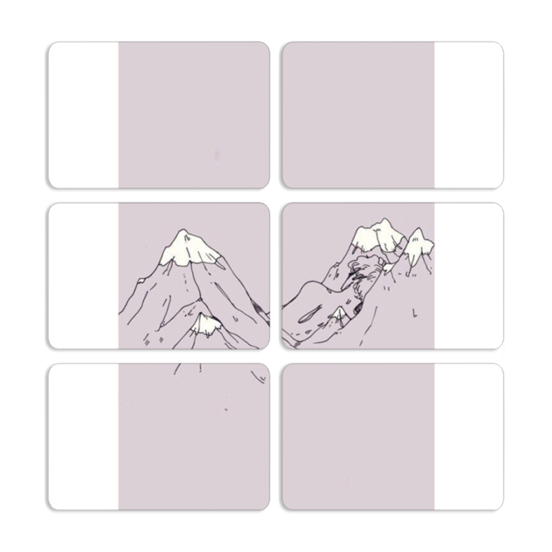 Магнитные фотопазлы 80 на 50 набор 6 штук 