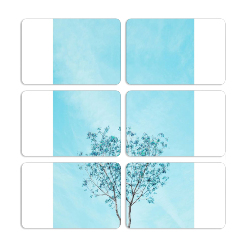 Магнитные фотопазлы 80 на 50 набор 6 штук 