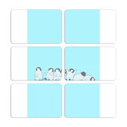 Магнитные фотопазлы 80 на 50 набор 6 штук 