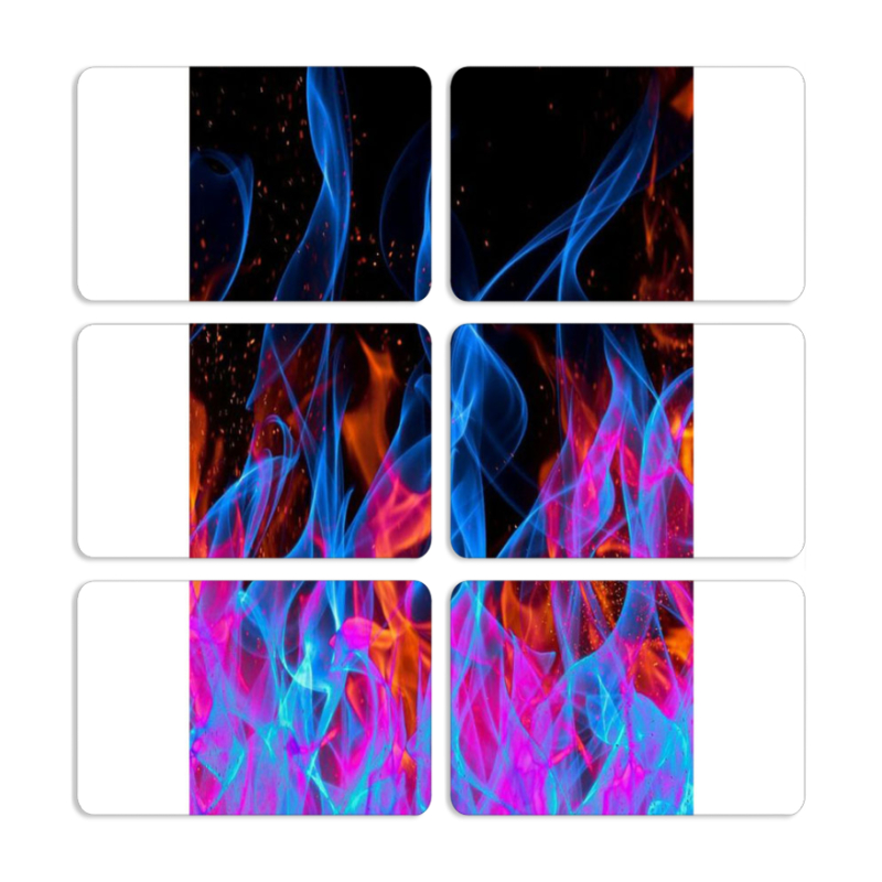 Магнитные фотопазлы 80 на 50 набор 6 штук 