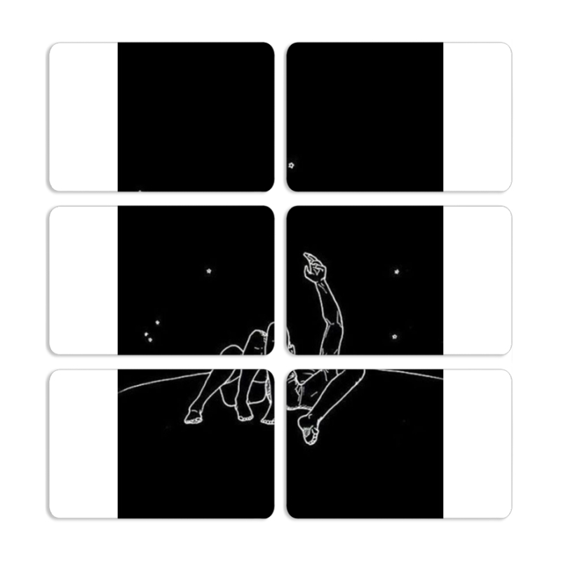 Магнитные фотопазлы 80 на 50 набор 6 штук 