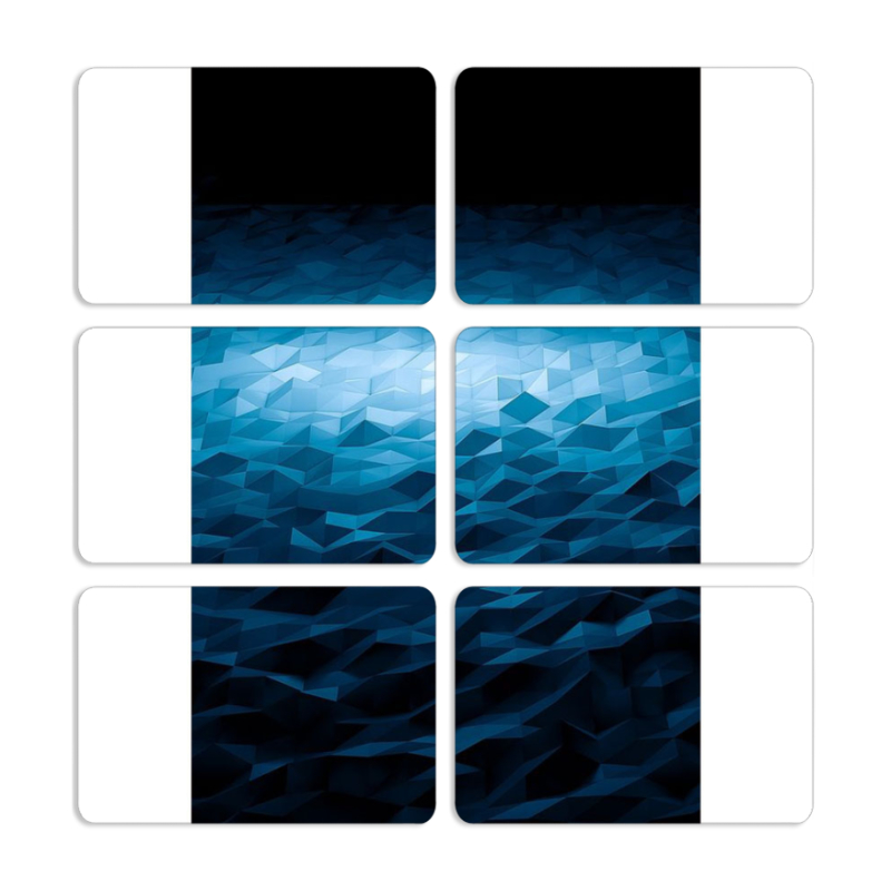 Магнитные фотопазлы 80 на 50 набор 6 штук 