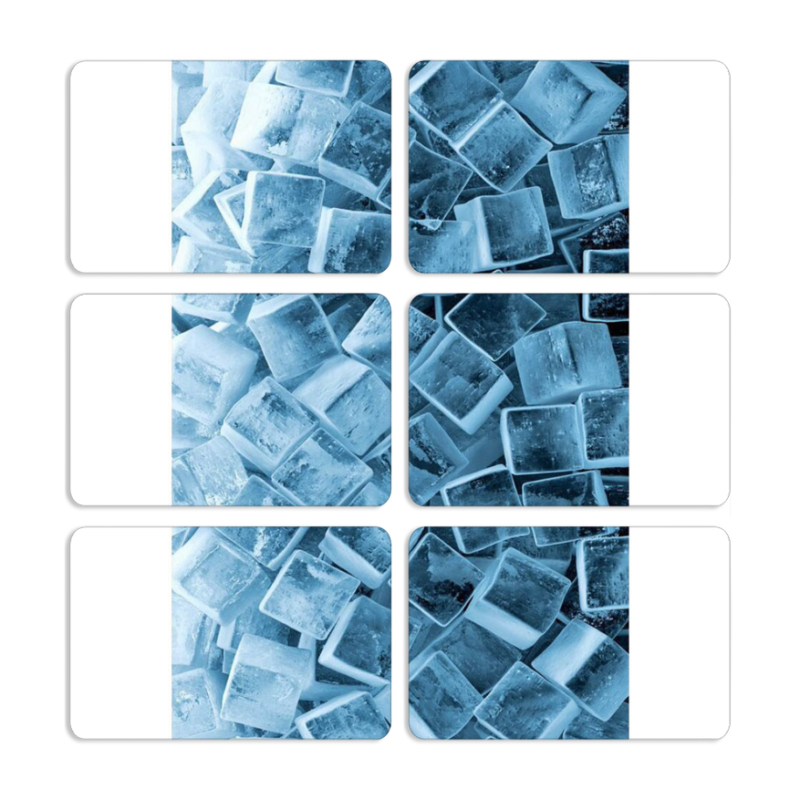 Магнитные фотопазлы 80 на 50 набор 6 штук 