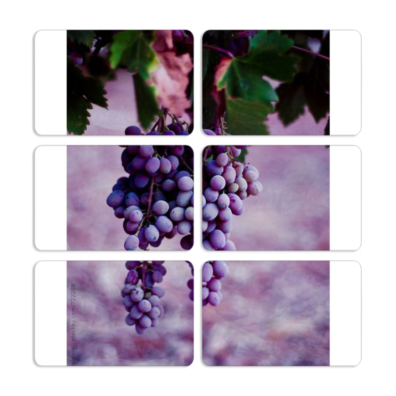 Магнитные фотопазлы 80 на 50 набор 6 штук 