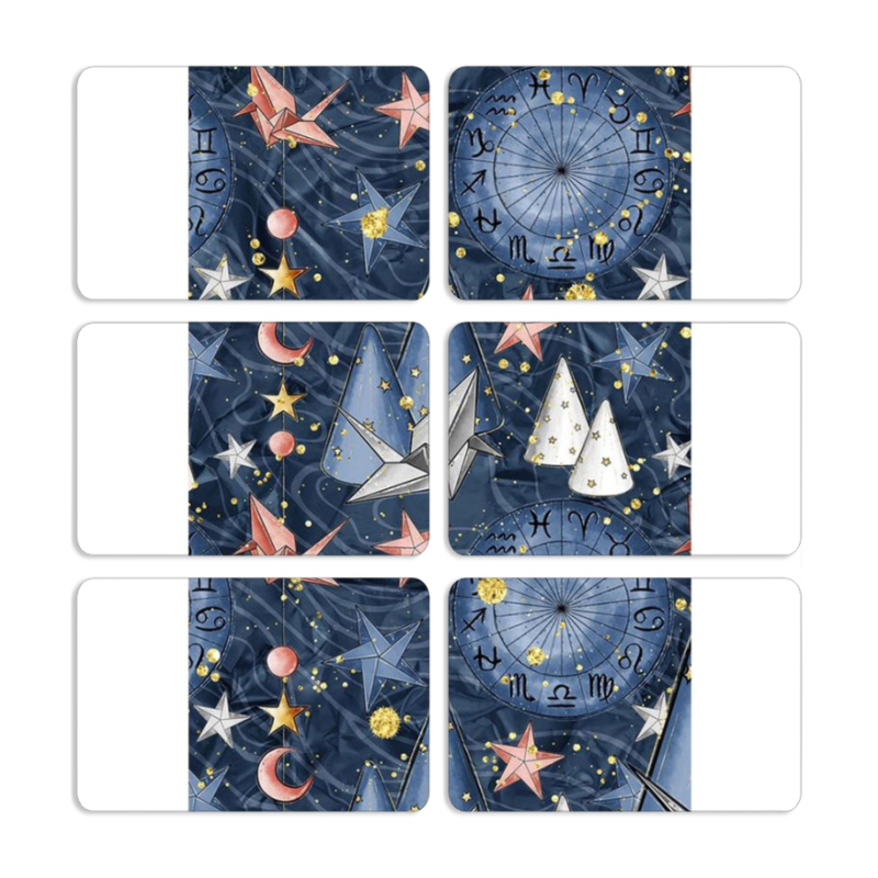 Магнитные фотопазлы 80 на 50 набор 6 штук 