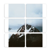 Магнитные фотопазлы 80 на 50 набор 6 штук 