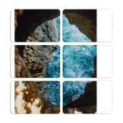 Магнитные фотопазлы 80 на 50 набор 6 штук 