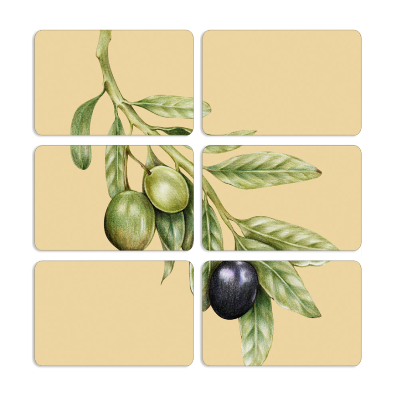 Магнитные фотопазлы 80 на 50 набор 6 штук 