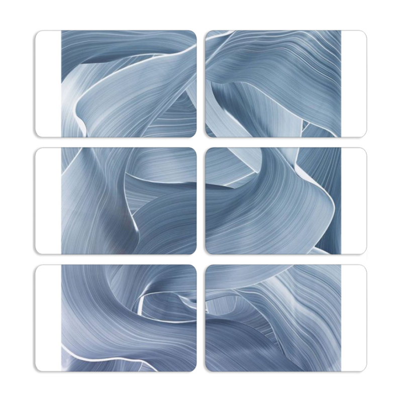 Магнитные фотопазлы 80 на 50 набор 6 штук 