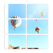 Магнитные фотопазлы 80 на 50 набор 6 штук 