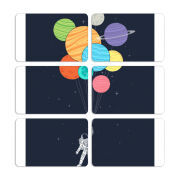 Магнитные фотопазлы 80 на 50 набор 6 штук 