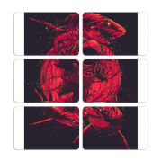 Магнитные фотопазлы 80 на 50 набор 6 штук 