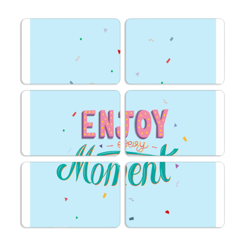 Магнитные фотопазлы 80 на 50 набор 6 штук 