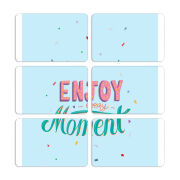 Магнитные фотопазлы 80 на 50 набор 6 штук 