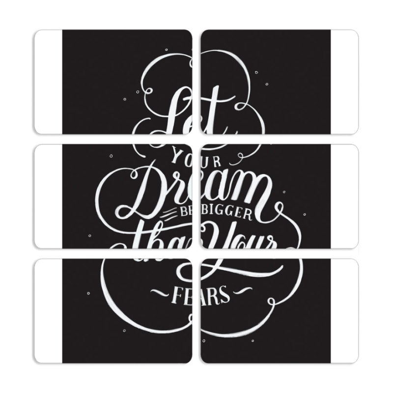 Магнитные фотопазлы 80 на 50 набор 6 штук 