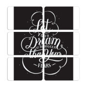 Магнитные фотопазлы 80 на 50 набор 6 штук 