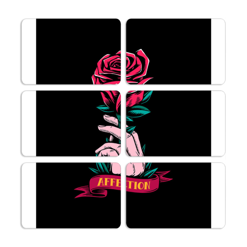 Магнитные фотопазлы 80 на 50 набор 6 штук 