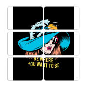 Магнитные фотопазлы 80 на 50 набор 6 штук 