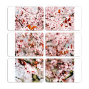 Магнитные фотопазлы 80 на 50 набор 6 штук 