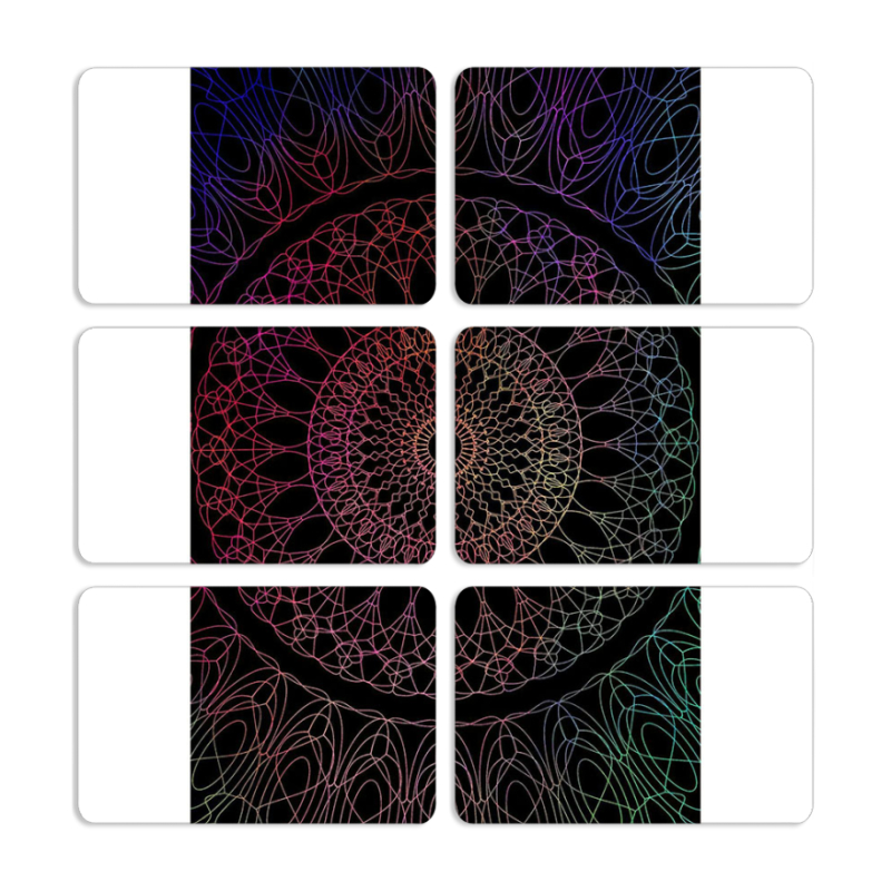 Магнитные фотопазлы 80 на 50 набор 6 штук 