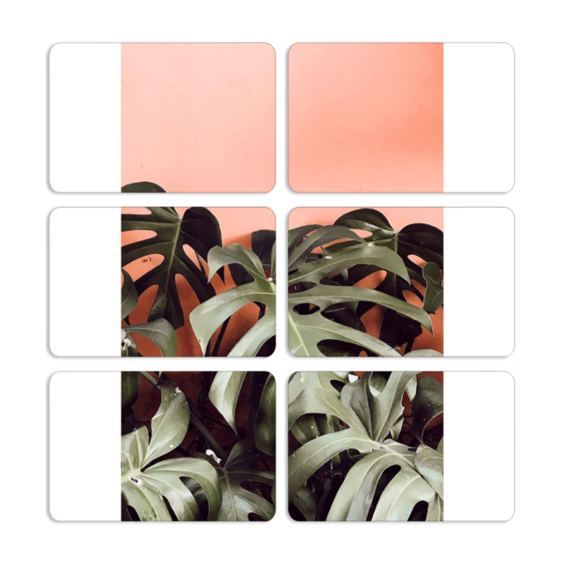 Магнитные фотопазлы 80 на 50 набор 6 штук 