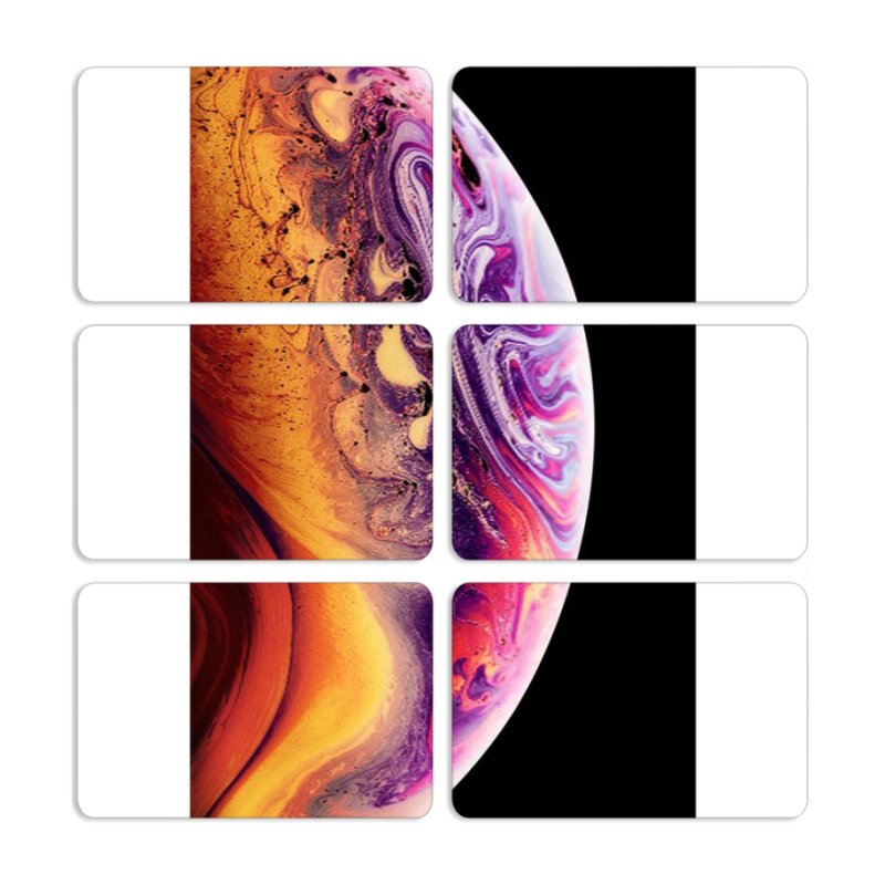 Магнитные фотопазлы 80 на 50 набор 6 штук 