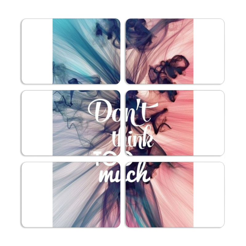 Магнитные фотопазлы 80 на 50 набор 6 штук 