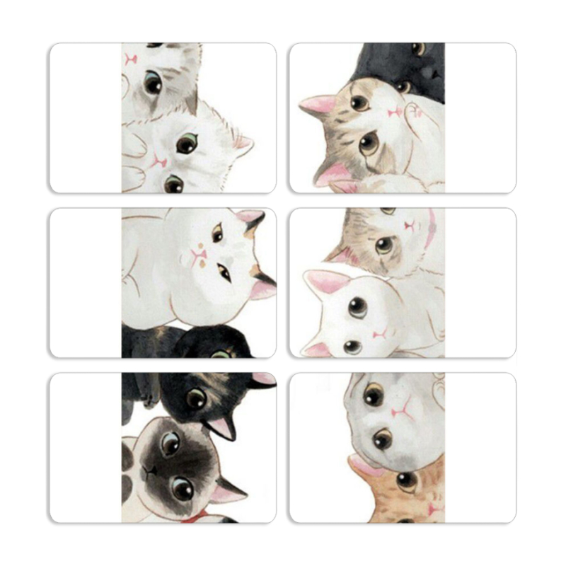 Магнитные фотопазлы 80 на 50 набор 6 штук 