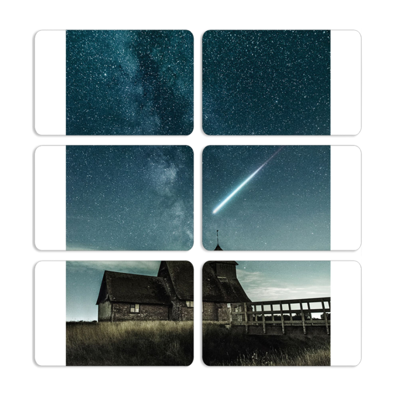 Магнитные фотопазлы 80 на 50 набор 6 штук 