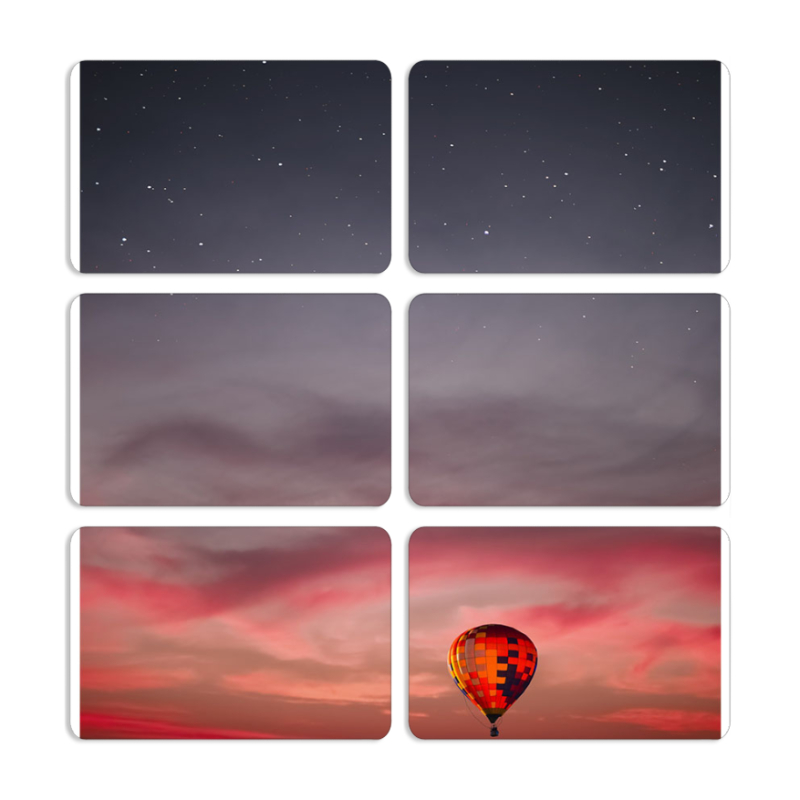 Магнитные фотопазлы 80 на 50 набор 6 штук 