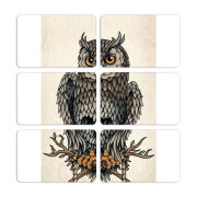 Магнитные фотопазлы 80 на 50 набор 6 штук 