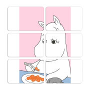 Магнитные фотопазлы 80 на 50 набор 6 штук Mumintroll