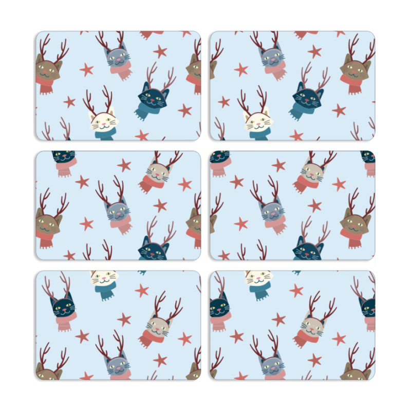 Магнитные фотопазлы 80 на 50 набор 6 штук 