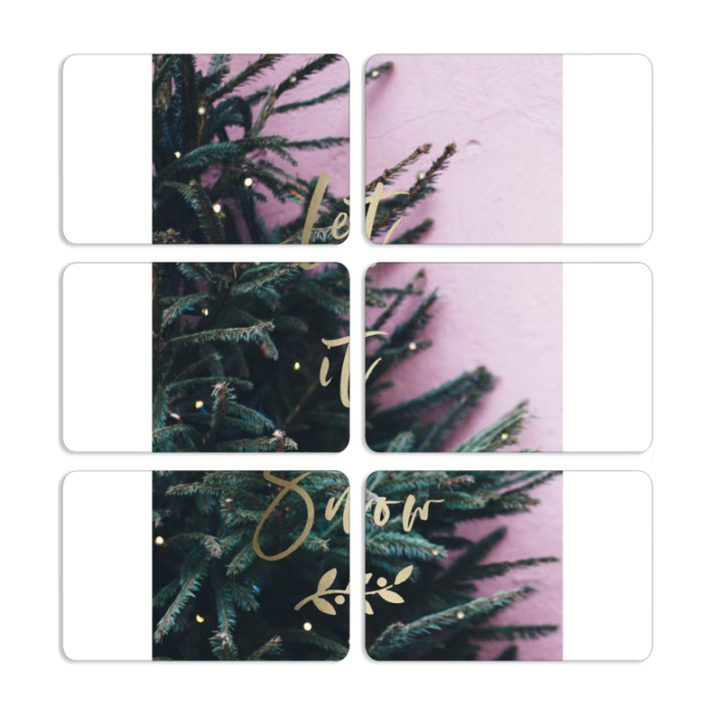 Магнитные фотопазлы 80 на 50 набор 6 штук 