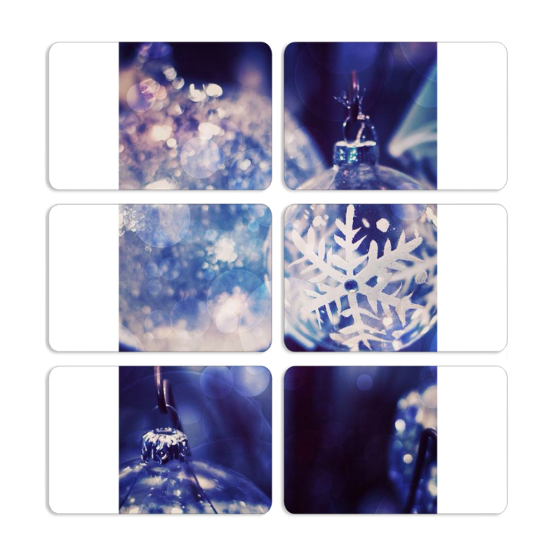 Магнитные фотопазлы 80 на 50 набор 6 штук 