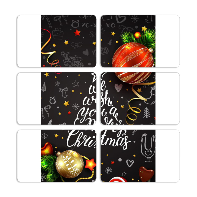 Магнитные фотопазлы 80 на 50 набор 6 штук 