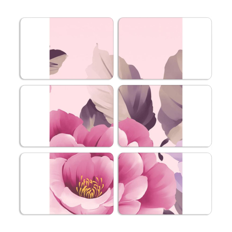 Магнитные фотопазлы 80 на 50 набор 6 штук 