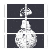 Магнитные фотопазлы 80 на 50 набор 6 штук 