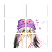 Магнитные фотопазлы 80 на 50 набор 6 штук 