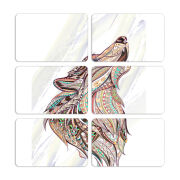 Магнитные фотопазлы 80 на 50 набор 6 штук 