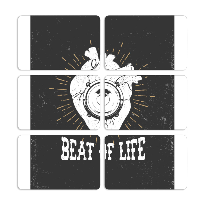 Магнитные фотопазлы 80 на 50 набор 6 штук 