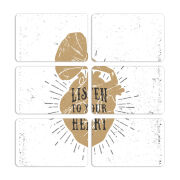 Магнитные фотопазлы 80 на 50 набор 6 штук 