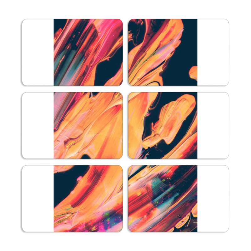 Магнитные фотопазлы 80 на 50 набор 6 штук 